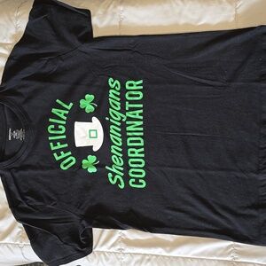 Black 'Official Shenanigans Coordinator' T-Shirt